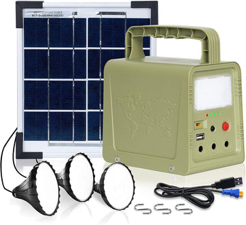 ECO-WORTHY 84Wh Portable Power Station, Solar Generator with 18W Solar Panel