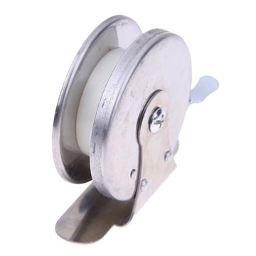 Mini Metal Ice Fishing Pole Line Reel