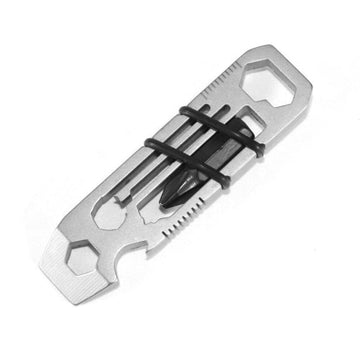 6 in 1 Bottle Opener Keychain Wrench